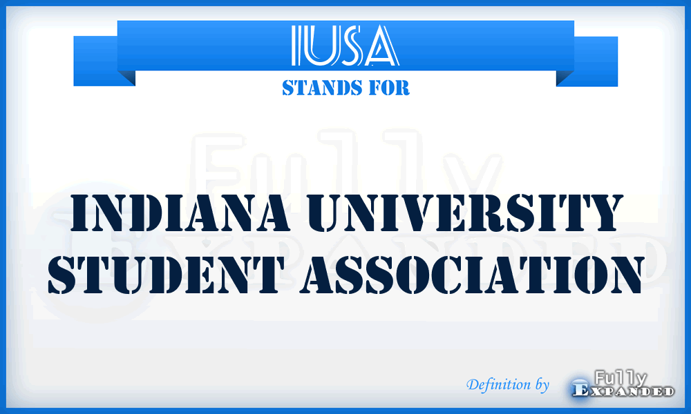 IUSA - Indiana University Student Association