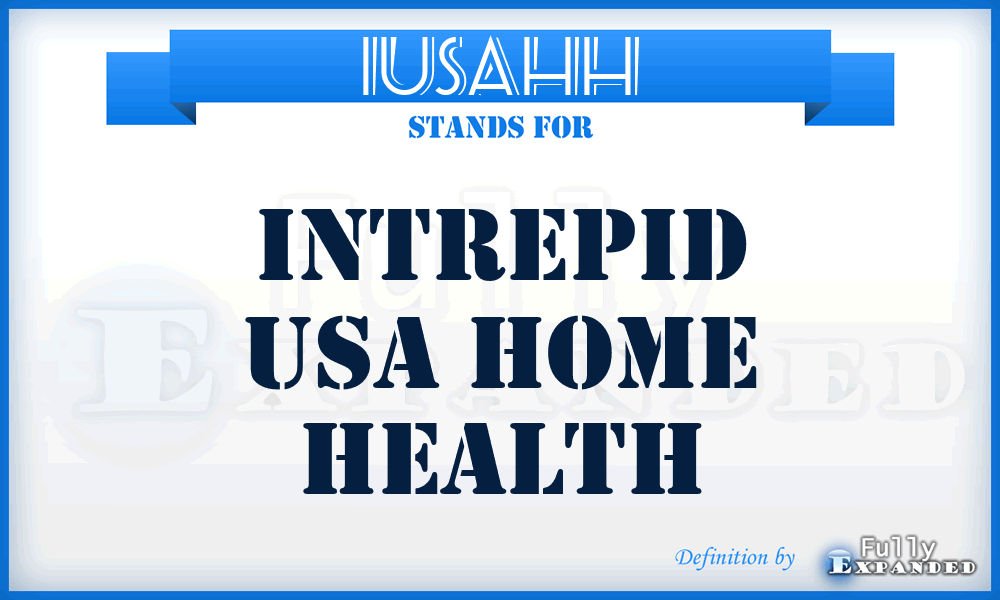 IUSAHH - Intrepid USA Home Health