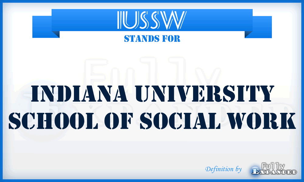 IUSSW - Indiana University School of Social Work