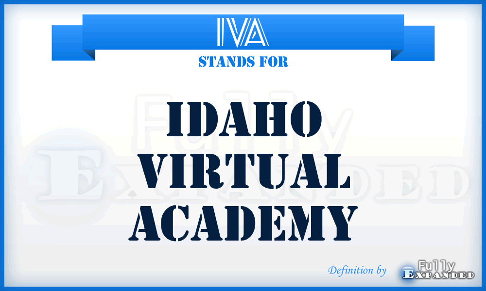 IVA - Idaho Virtual Academy