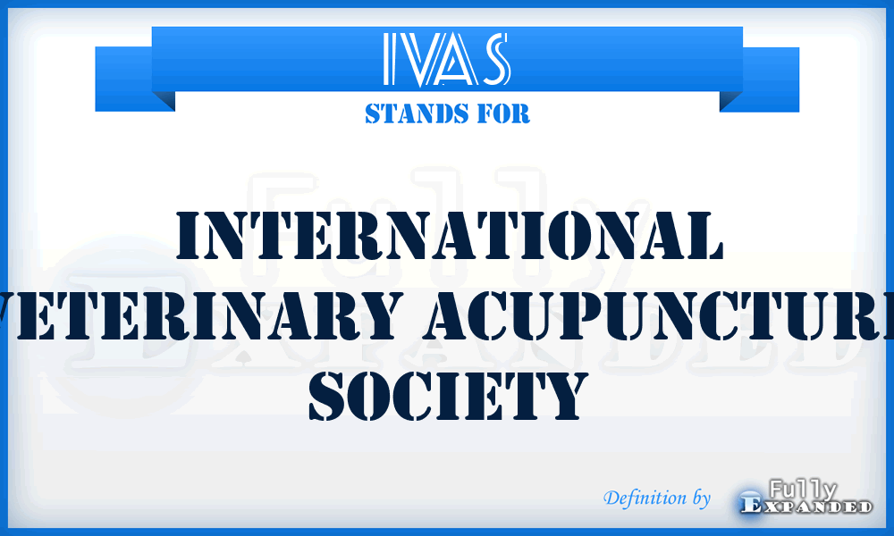 IVAS - International Veterinary Acupuncture Society