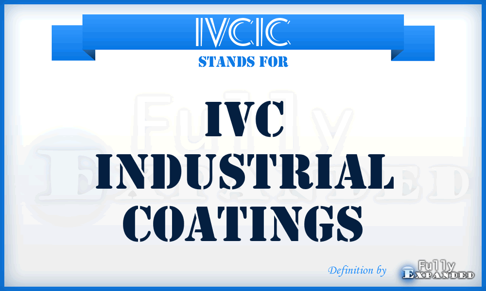 IVCIC - IVC Industrial Coatings
