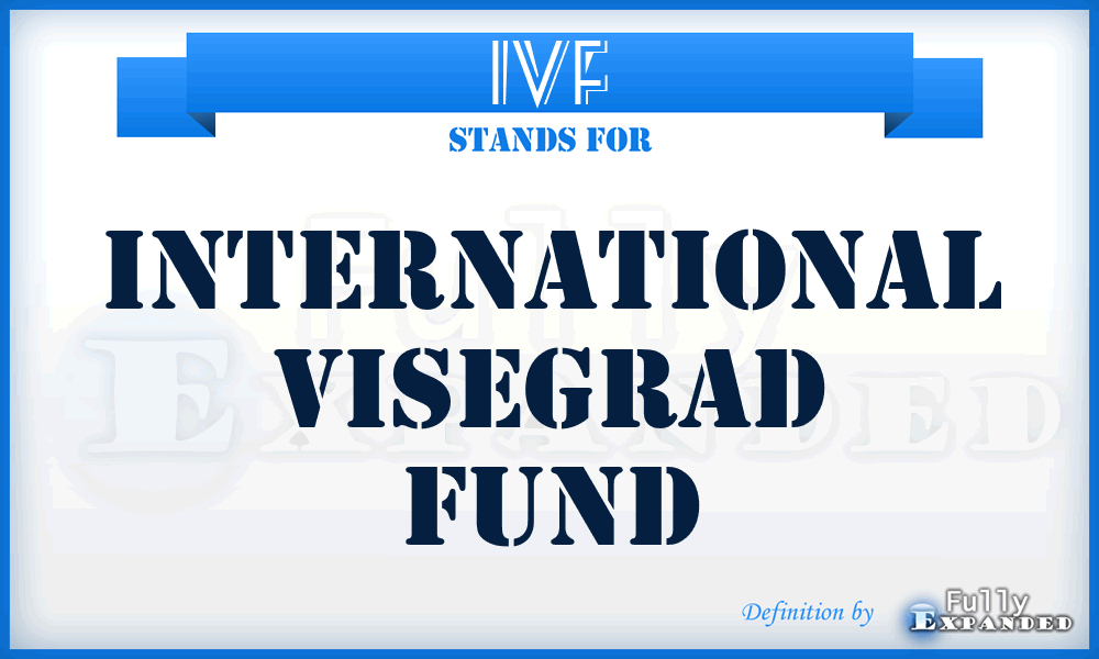 IVF - International Visegrad Fund