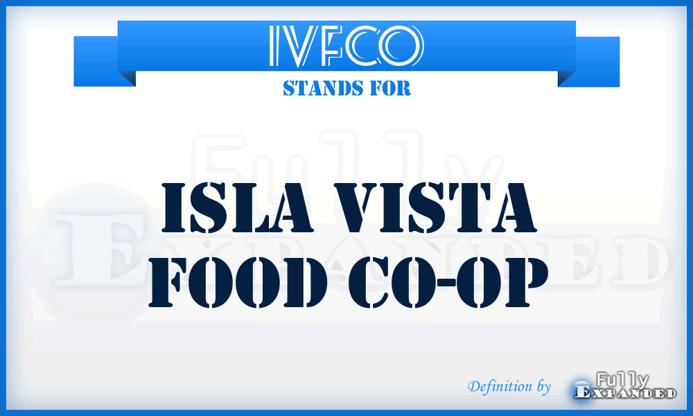 IVFCO - Isla Vista Food Co-Op