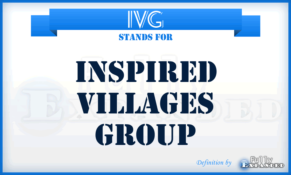 IVG - Inspired Villages Group