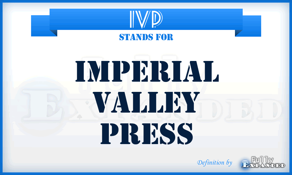 IVP - Imperial Valley Press