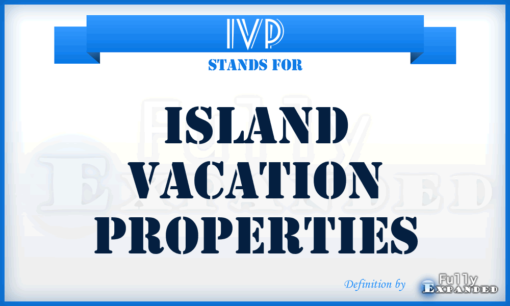 IVP - Island Vacation Properties