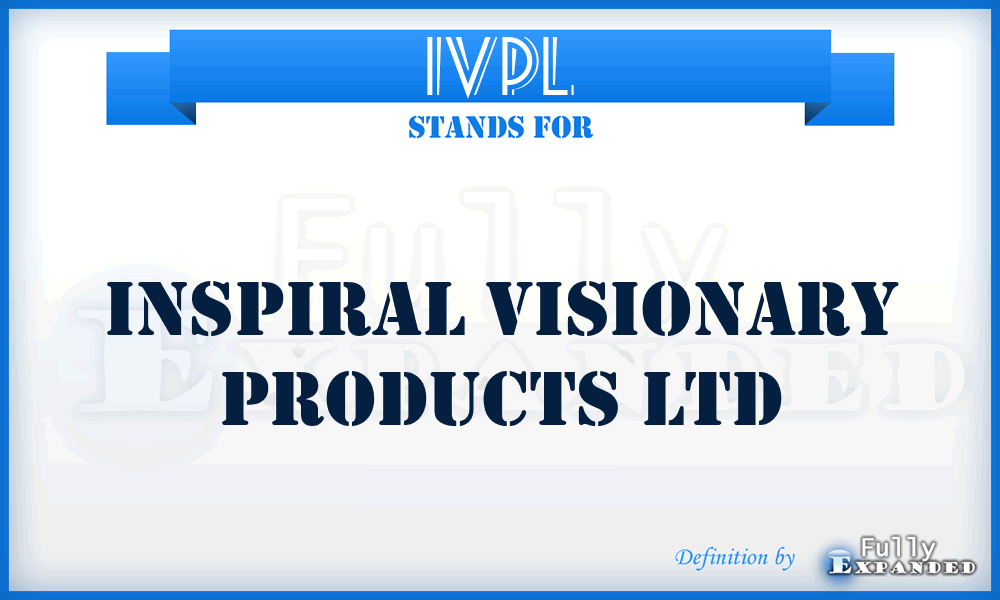 IVPL - Inspiral Visionary Products Ltd