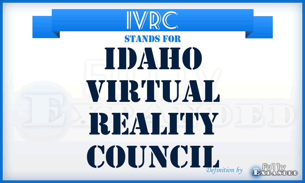 IVRC - Idaho Virtual Reality Council