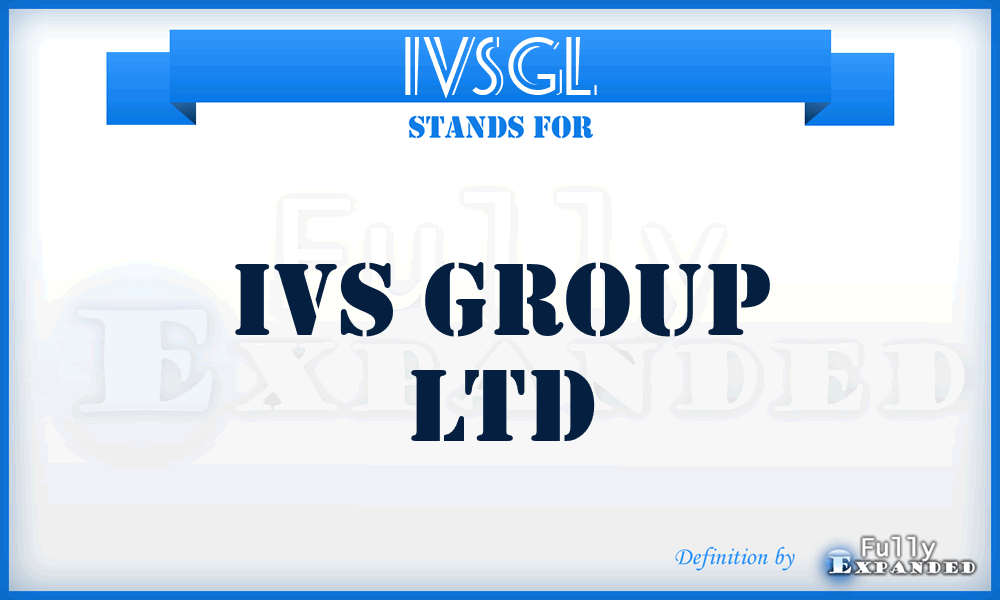 IVSGL - IVS Group Ltd