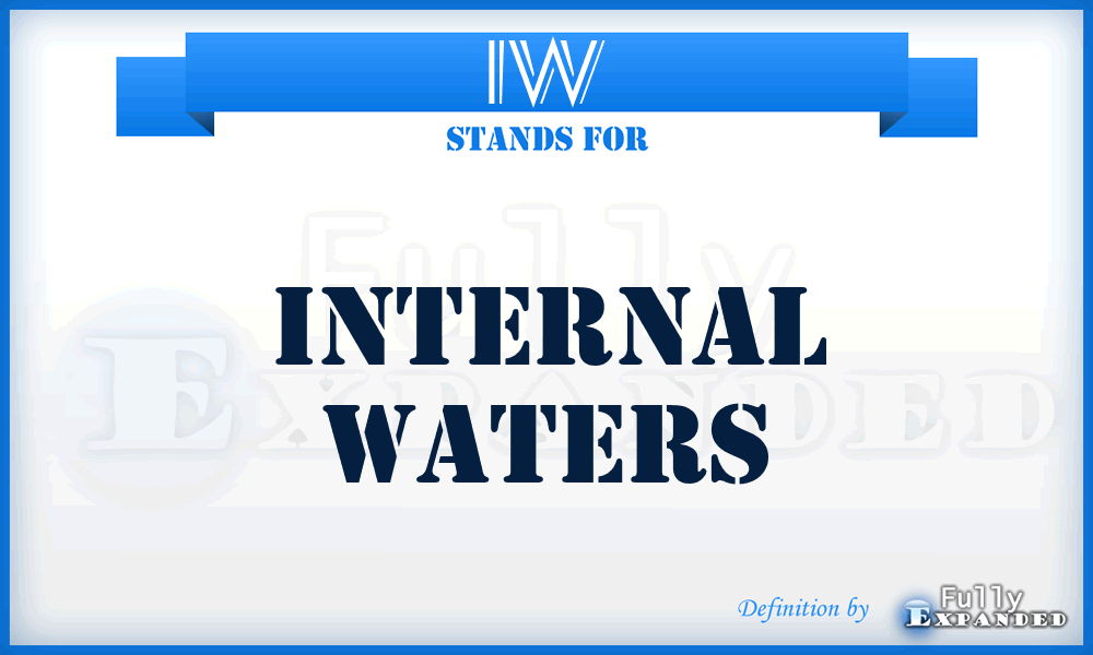 IW - Internal Waters