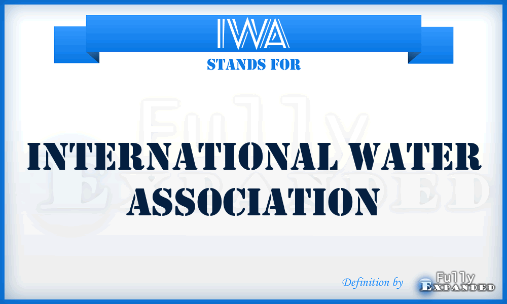 IWA - International Water Association