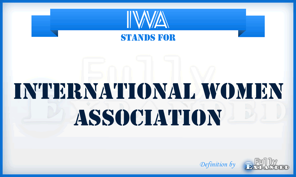 IWA - International Women Association