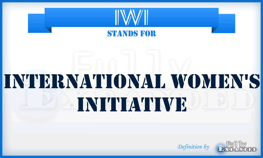 IWI - International Women's Initiative