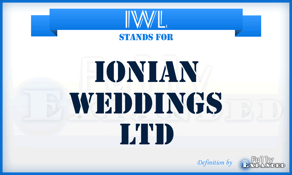 IWL - Ionian Weddings Ltd