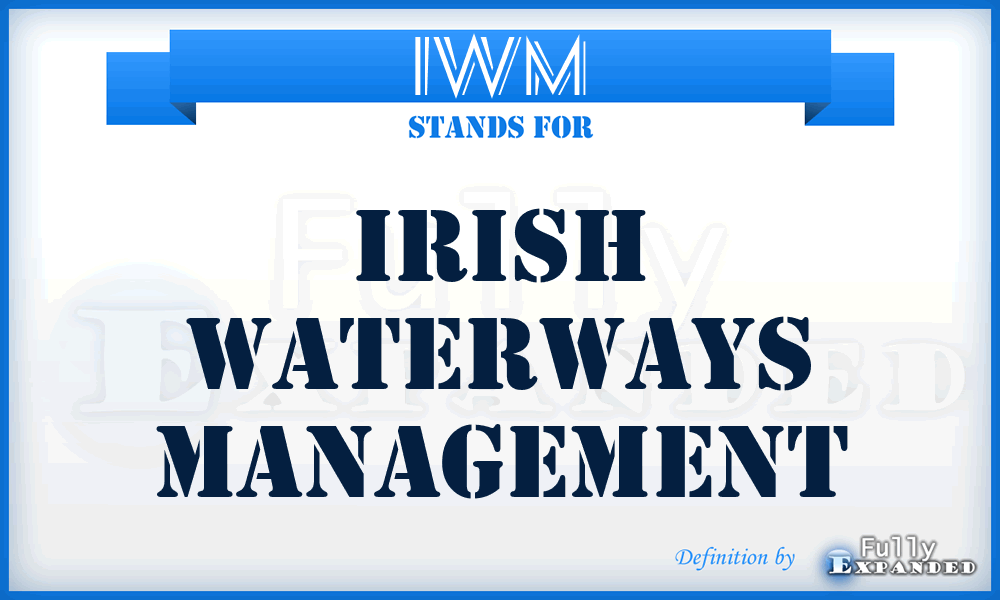 IWM - Irish Waterways Management
