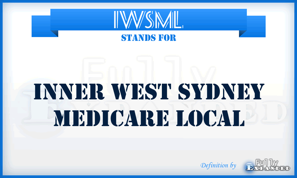 IWSML - Inner West Sydney Medicare Local