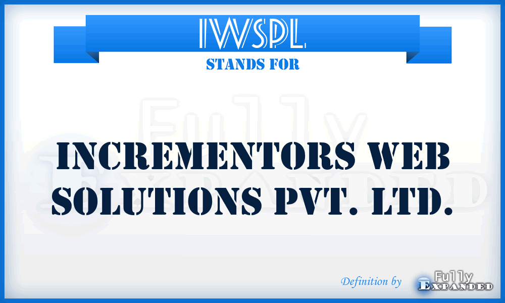 IWSPL - Incrementors Web Solutions Pvt. Ltd.