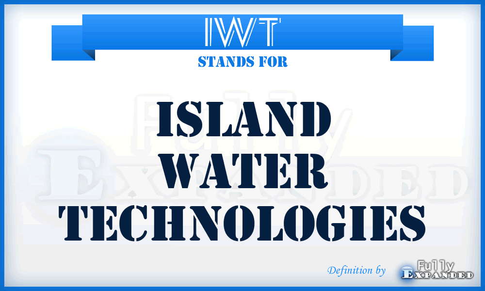 IWT - Island Water Technologies