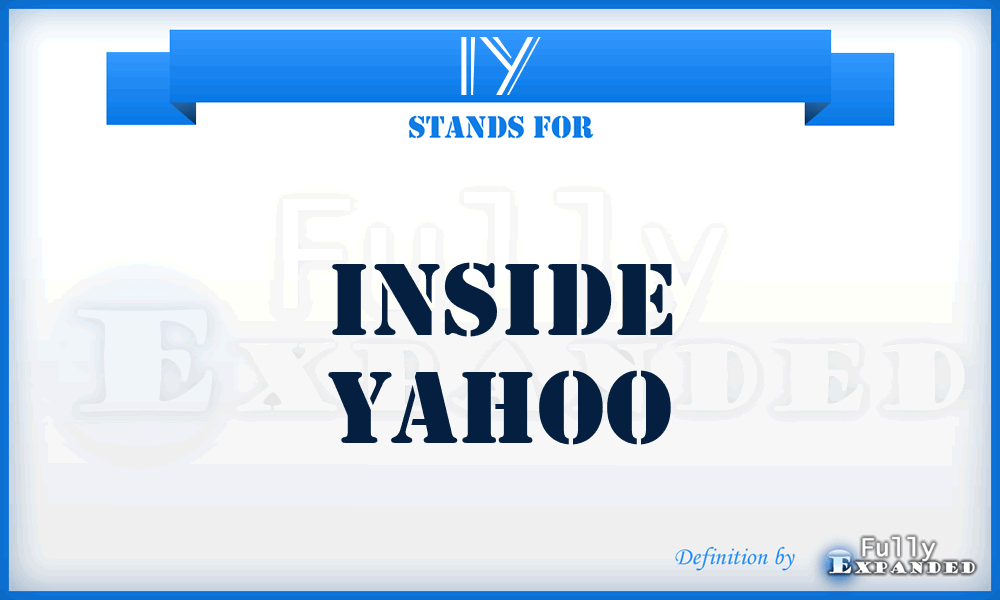 IY - Inside Yahoo