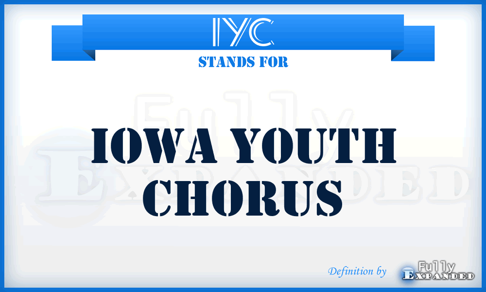IYC - Iowa Youth Chorus