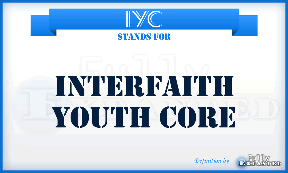 IYC - Interfaith Youth Core