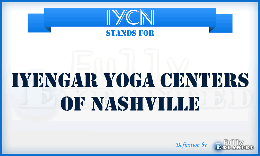 IYCN - Iyengar Yoga Centers of Nashville