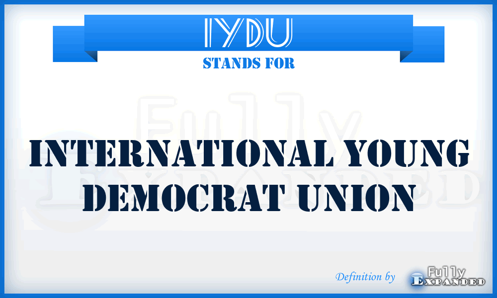 IYDU - International Young Democrat Union