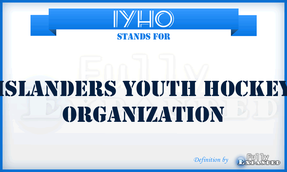 IYHO - Islanders Youth Hockey Organization