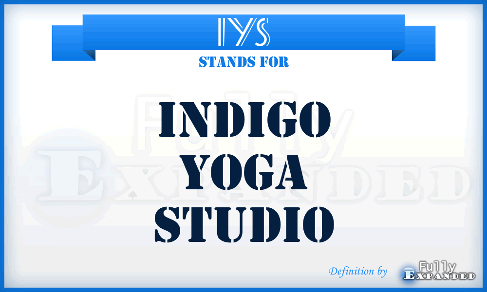 IYS - Indigo Yoga Studio