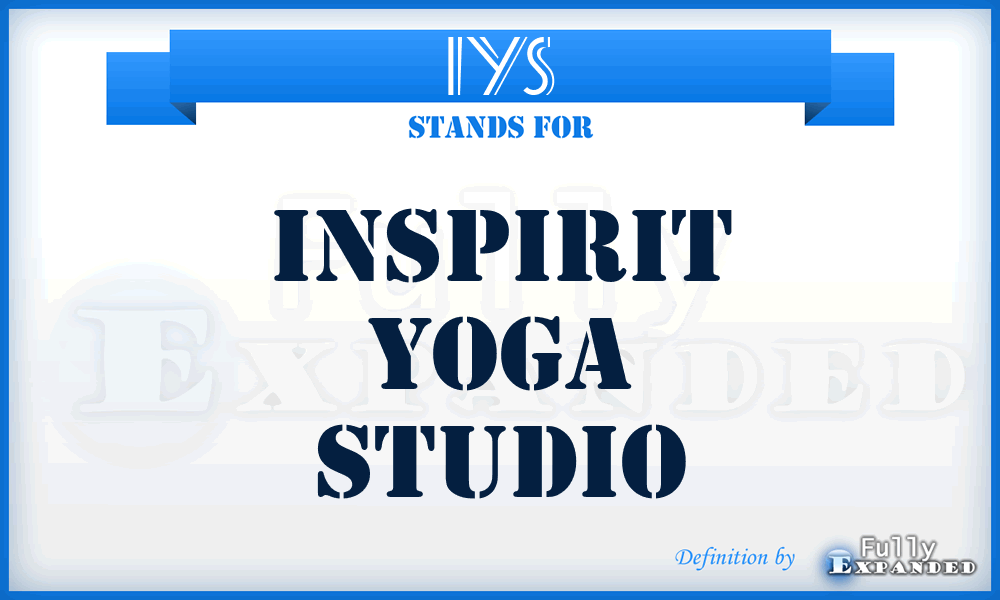 IYS - Inspirit Yoga Studio