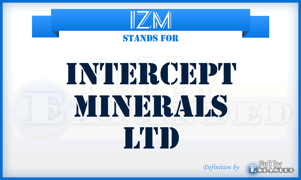 IZM - Intercept Minerals Ltd