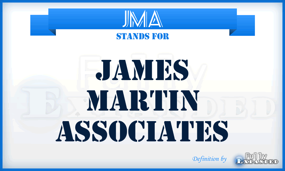 JMA - James Martin Associates