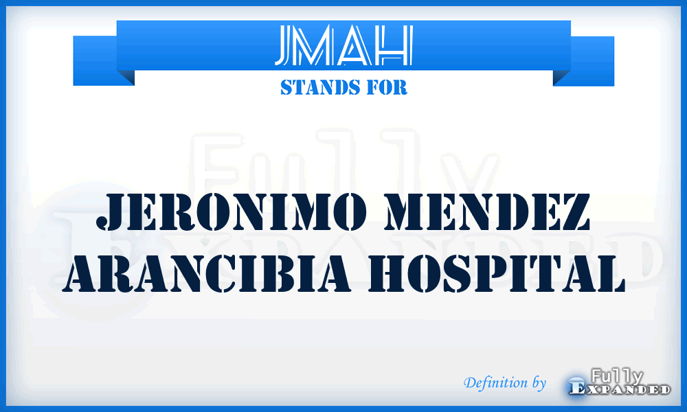 JMAH - Jeronimo Mendez Arancibia Hospital