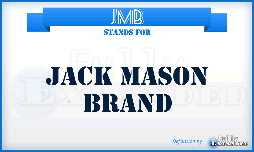 JMB - Jack Mason Brand