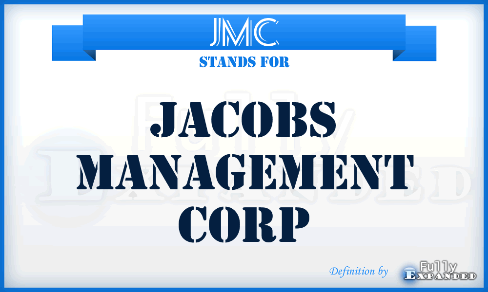 JMC - Jacobs Management Corp