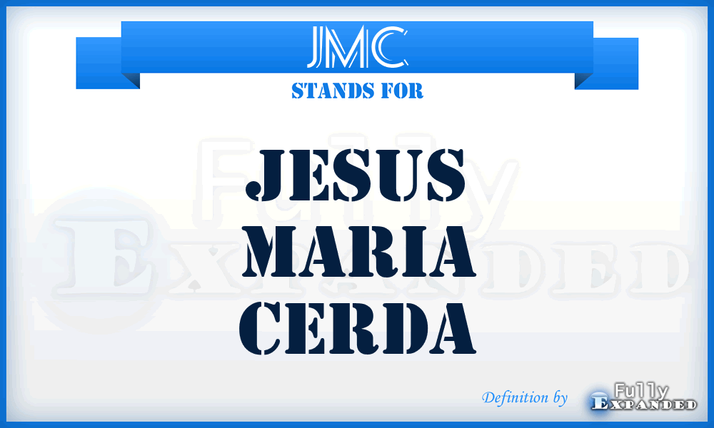 JMC - Jesus Maria Cerda