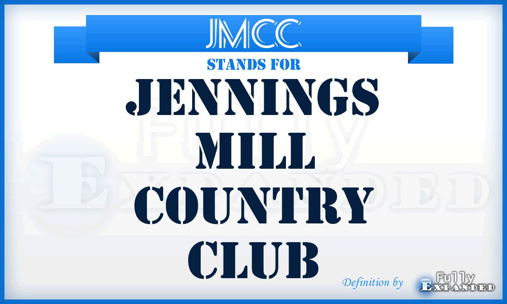 JMCC - Jennings Mill Country Club