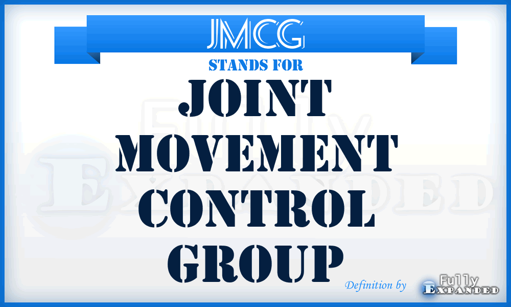 JMCG - joint movement control group
