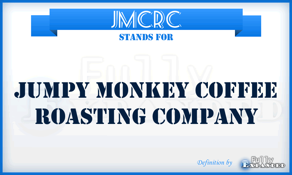 JMCRC - Jumpy Monkey Coffee Roasting Company