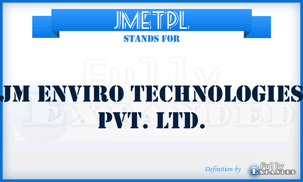 JMETPL - JM Enviro Technologies Pvt. Ltd.
