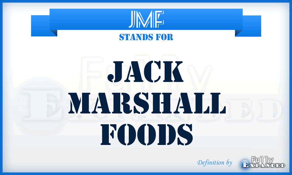JMF - Jack Marshall Foods