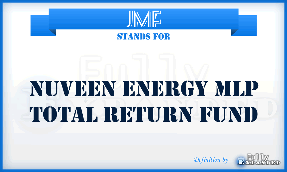JMF - Nuveen Energy MLP Total Return Fund