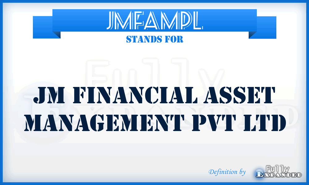 JMFAMPL - JM Financial Asset Management Pvt Ltd