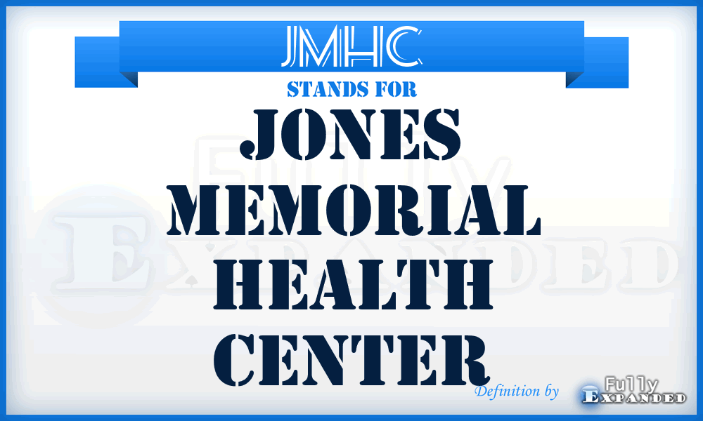 JMHC - Jones Memorial Health Center