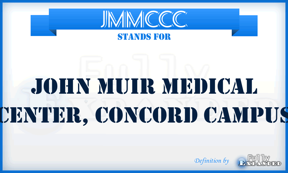 JMMCCC - John Muir Medical Center, Concord Campus