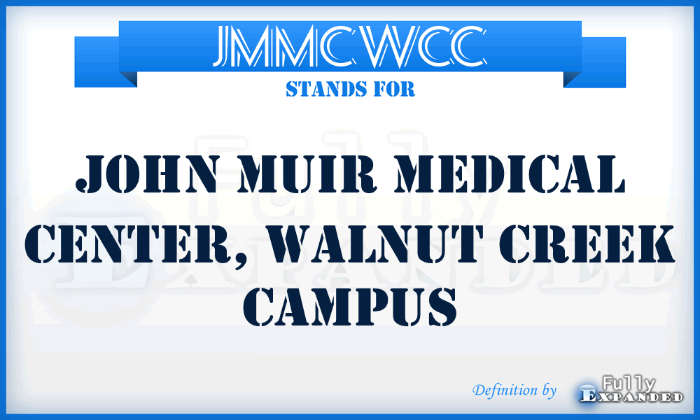 JMMCWCC - John Muir Medical Center, Walnut Creek Campus
