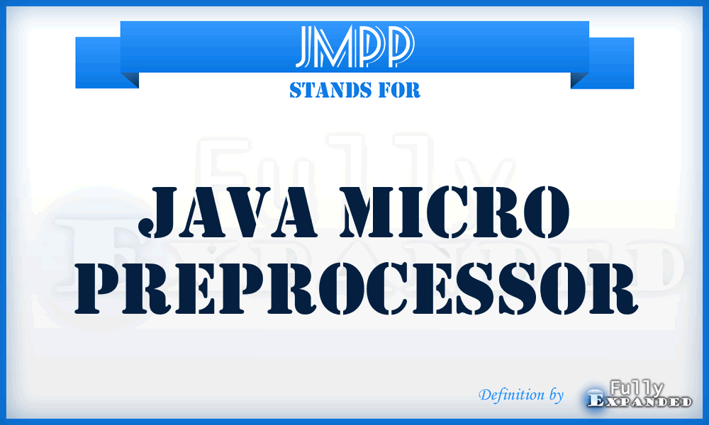 JMPP - Java Micro PreProcessor