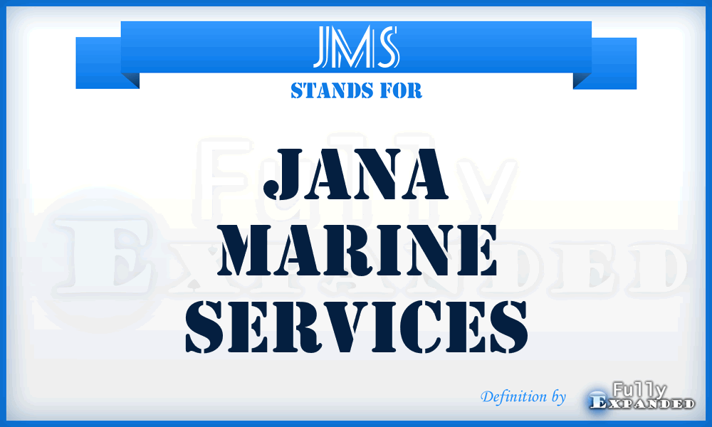 JMS - Jana Marine Services