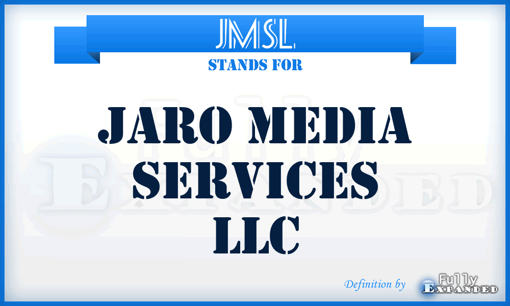 JMSL - Jaro Media Services LLC